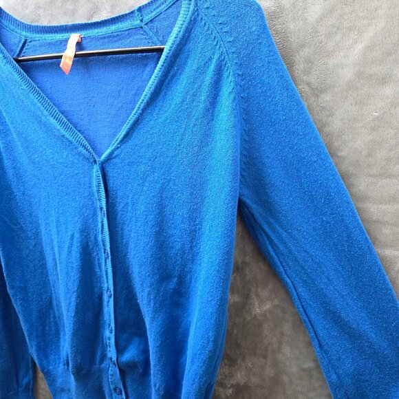 BB Couture Royal Blue Knit Cardigan | Women’s Medium - Picture 5 of 10